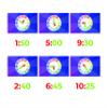 Interactive Educational Teaching Clock - Learn Time Easily, Durable Design for Kids with moveable arms, Engaging Hands-On Learning Tool, Perfect for Classroom & Home Use view 3