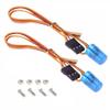 BOLIDORC 2PCS RC Model Car LED Rotating Flashing Police Lights for 1/8 1/10 1/12 SCX10 TRX4 RC Crawler 1/14 RC Tamiya Tractor Excavator Engineering Truck (13x18mm, Blue) view 1