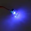 BOLIDORC 2PCS RC Model Car LED Rotating Flashing Police Lights for 1/8 1/10 1/12 SCX10 TRX4 RC Crawler 1/14 RC Tamiya Tractor Excavator Engineering Truck (13x18mm, Blue) view 3
