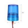 BOLIDORC 2PCS RC Model Car LED Rotating Flashing Police Lights for 1/8 1/10 1/12 SCX10 TRX4 RC Crawler 1/14 RC Tamiya Tractor Excavator Engineering Truck (9x15mm, Blue) view 3