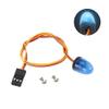 BOLIDORC 3PCS LED Rotating Flashing Light Strobe Lights for 1/8 1/10 1/12 SCX10 TRX4 RC Model Car 1/14 RC Tamiya Tractor Excavator Engineering Truck (10x15mm, Blue) view 2