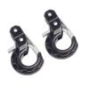 BOLIDORC 4PCS 1:10 RC Tow Trailer Hooks Metal Towing Hook Buckles Scale Accessories for 1/10 RC Model Car Crawler Truck SCX10 D90 TRX4 (B, Silver) view 2