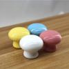 Klauer Ceramic Knobs,Pink Round Ceramic Handle Pull Door knobs Cabinet Handles for Children's Room (8 Pieces) (Color : White) view 2