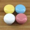 Klauer Ceramic Knobs,Pink Round Ceramic Handle Pull Door knobs Cabinet Handles for Children's Room (8 Pieces) (Color : White) view 3