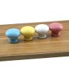 Klauer Ceramic Knobs,Pink Round Ceramic Handle Pull Door knobs Cabinet Handles for Children's Room (8 Pieces) (Color : White) view 4