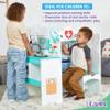 Lil Jumbl Wooden Doctor Playset, Multi-Sided Medical Office Activity Center with Exam Room, Check-in & Waiting Areas, Toddler Playset, Doctors Office Pretend Play view 4