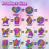 14 Pack Pop Fidget Sensory Toys Party Favors for Kids 4-8 8-12 Year Girl Mini Fidget Toy Bulk Bubbles Popper for Valentine's Day Goodie Bag Stuffers Stress Toy for Birthday Party Favors Toddler Toys view 2
