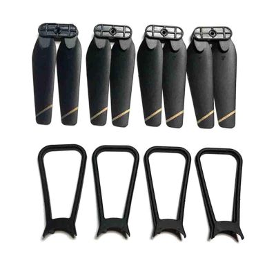 DAYUDDRICAR Drone Part for 4D V4 Drone Spare Parts Drone Propeller Blade CW CCW Motor Protector Frame Protection Ring Kit Replacement for 4D V4 RC Drone Quadcopter Accessories (Color : 4Blade 4Frame