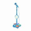 MOUMOUTEN Students Microphone with Stand, Toddler Microphone Stand with Light, Singing Family Kindergarten Performance Easy Carrying Gifts for Kids view 1