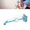 MOUMOUTEN Students Microphone with Stand, Toddler Microphone Stand with Light, Singing Family Kindergarten Performance Easy Carrying Gifts for Kids view 2