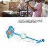 MOUMOUTEN Students Microphone with Stand, Toddler Microphone Stand with Light, Singing Family Kindergarten Performance Easy Carrying Gifts for Kids view 4