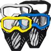 4 Pack Tactical Mask Compatible with Nerf Rival, Apollo, Zeus, Khaos, Atlas, Artemis Blasters Rival Mask (Yellow, Blue, Black, White) view 1