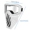 4 Pack Tactical Mask Compatible with Nerf Rival, Apollo, Zeus, Khaos, Atlas, Artemis Blasters Rival Mask (Yellow, Blue, Black, White) view 3