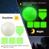 Hiboom 13 Pcs Glow in The Dark Kickball Dodgeball Set Includes 10 Inch Playground Ball with Pump 5 Rubber Bases 100 Glow Sticks for Adults Playground School Backyard Game Outdoor Indoor Games view 4