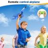 RC Plane, Remote Control Airplane Toy - RTF RC Plane Remote Control 2CH 2.4Ghz RC Plane with Lights, Remote Control Airplanes Foam RC Fighter Airlane Jet for Kids Adults view 3