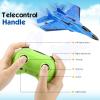 RC Plane, Remote Control Airplane Toy - RTF RC Plane Remote Control 2CH 2.4Ghz RC Plane with Lights, Remote Control Airplanes Foam RC Fighter Airlane Jet for Kids Adults view 4