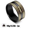 OGRC 1.9 Inch Brass Internal Beadlock Ring Clamp Ring 110g Heavy Wheel Counterweight Clamp Ring Fits 1.9 Wheel Rim for 1/10 TRX4 TRX6 Axial SCX10 I II III Pro Redcat GEN7 GEN8 RC Crawler Car (Black) view 4