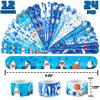72PCS Shark Party Favors - 48PCS Pre-cut Tattoos & 24PCS Slap Bracelets - Ocean-Themed Birthday Supplies, Undersea Decorations, Classroom Prizes, Gifts for Boys & Girls view 3