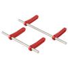 RZXYLRC Metal Front Rear Modular Bumper Bull Bars for 1/10 RC Crawler Chassis LCG TRX4 TRX6 SCX10 Capra Dodge Power Wagon Upgrade Parts (red) view 1