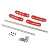 RZXYLRC Metal Front Rear Modular Bumper Bull Bars for 1/10 RC Crawler Chassis LCG TRX4 TRX6 SCX10 Capra Dodge Power Wagon Upgrade Parts (red) view 4