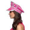 Boland 33035 Burning Man Hat Pink Peaked Cap with Sequins, Hat for Costumes, Festival, Carnival and Theme Party view 4