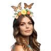 Boland 01434 - Butterfly Headband Tiara with Flowers, Accessories for Costumes, Theme Party, Carnival view 1