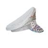 Boland 01435 Diamond Bride Hat, Silver Peaked Cap with Sequins, Hat for Costumes, JGA, Carnival and Theme Party view 4