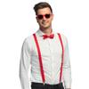 Boland - 3 Piece Costume Set, Suspenders, Glasses and Bow Tie Accessory Set for Festivals, JGA, Carnival and Theme Parties view 1