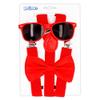 Boland - 3 Piece Costume Set, Suspenders, Glasses and Bow Tie Accessory Set for Festivals, JGA, Carnival and Theme Parties view 2