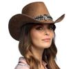 Boland - Django Cowboy Hat for Adults, Western Hat for Fancy Dress, Carnival and Theme Party, Brown view 3