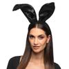 Boland 52358 - Headband Rabbit XL, Black Tiara with Ears, Accessories for Costumes, Theme Party, Carnival, JGA view 1