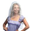 Boland 01424 Headband with Veil, White, Standard Size view 1
