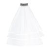 Boland 01424 Headband with Veil, White, Standard Size view 2