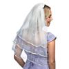 Boland 01424 Headband with Veil, White, Standard Size view 3