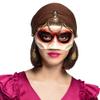 Boland - Mask Fortune teller with Headscarf, Fancy Dress Mask for Costumes, Halloween, Carnival and Theme Party view 1