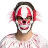 Boland 72369 Horror Clown Mask with Hair, Fancy Dress Mask for Costumes, Halloween, Carnival and Theme Party view 1