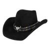 Boland - Django Cowboy Hat for Adults, Western Hat for Fancy Dress, Carnival and Theme Party, Black view 2