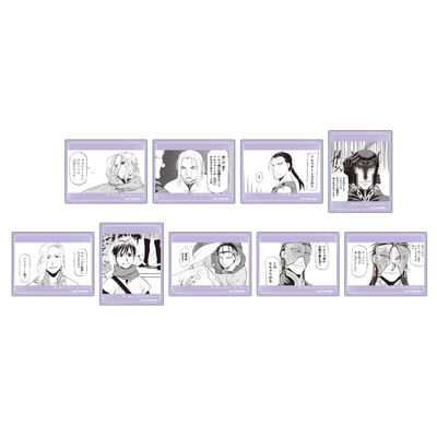Arslan Senki 01 Official Illustration Acrylic Card Box of 9