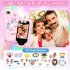 Nikuku Kids Phone for Girls, Toddler Smartphone Christmas Birthday Gift Age 3 4 5 6 7 8 9, Children Pretend Cellphone Toy with Dual Camera, Touchscreen, Learning Game, Music Player, 8GB Card(Pink) view 4