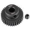 BRKRC Steel 5mm Bore 48P 30T-39T Pinion Gear for 3.175mm/5mm Shaft 1/10 1/5 1/6 1/8 RC Brushless Brush Motor (34T) view 1