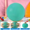 Silipull 2 Pcs 7 Inch Foam Balls Uncoated High Density, Soft and Bouncy Silent Foam Balls Classroom, Lightweight and Easy to Grasp for Sports Indoor Outdoor(Green) view 2