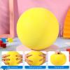 Silipull 2 Pcs 7 Inch Foam Balls Uncoated High Density, Soft and Bouncy Silent Foam Balls Classroom, Lightweight and Easy to Grasp for Sports Indoor Outdoor(Yellow) view 2