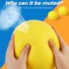Silipull 2 Pcs 7 Inch Foam Balls Uncoated High Density, Soft and Bouncy Silent Foam Balls Classroom, Lightweight and Easy to Grasp for Sports Indoor Outdoor(Yellow) view 3