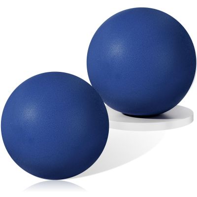 Silipull 2 Pcs 7 Inch Foam Balls Uncoated High Density, Soft and Bouncy Silent Foam Balls Classroom, Lightweight and Easy to Grasp for Sports Indoor Outdoor(Blue)