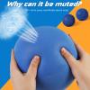 Silipull 2 Pcs 7 Inch Foam Balls Uncoated High Density, Soft and Bouncy Silent Foam Balls Classroom, Lightweight and Easy to Grasp for Sports Indoor Outdoor(Blue) view 3