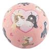 Sigikid 43083 Rubber Ball, 17 cm, Pink/Pony view 1