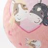 Sigikid 43083 Rubber Ball, 17 cm, Pink/Pony view 3