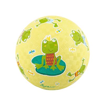 Sigikid 43087 Rubber Ball Green/Frog 12 cm