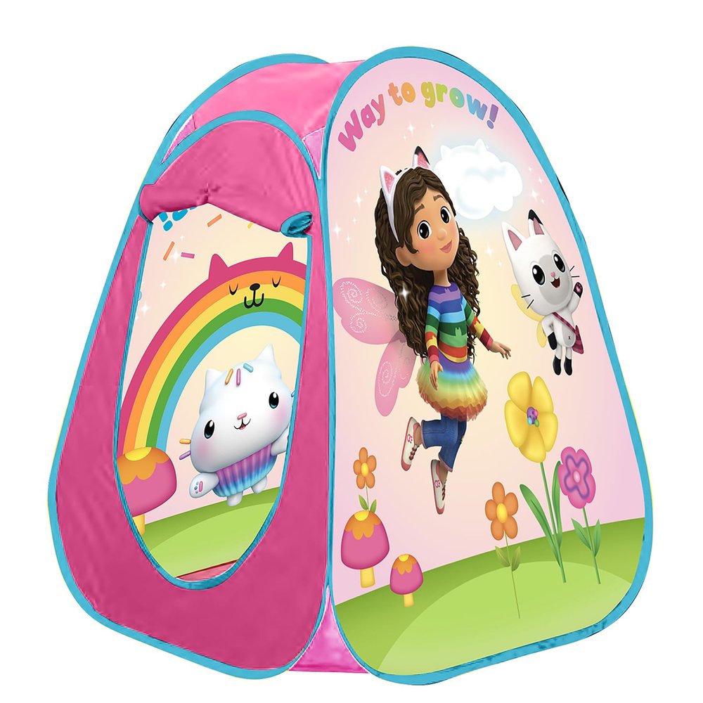 John pop up Play Tent Original Gabby's Dollhouse Pink with Carry Bag