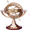 DIVINE HANDICRAFT New Astrolabe, Zodiac, Engraved, Celestial, 11'' Height Brass Armillary Sphere Globe,Finish (Brass Shine) Golden view 1